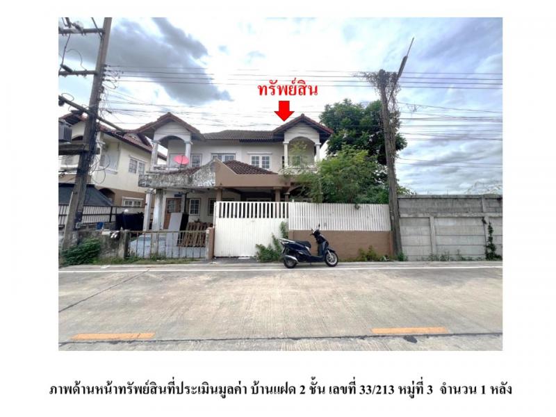 ที่ดินพร้อมสิ่งปลูกสร้างหลุดจำนอง ธ.ธนาคารออมสิน ปทุมธานี ธัญบุรี ลำผักกูด