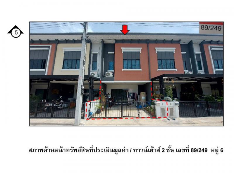ที่ดินพร้อมสิ่งปลูกสร้างหลุดจำนอง ธ.ธนาคารออมสิน ปทุมธานี ลำลูกกา ลาดสวาย