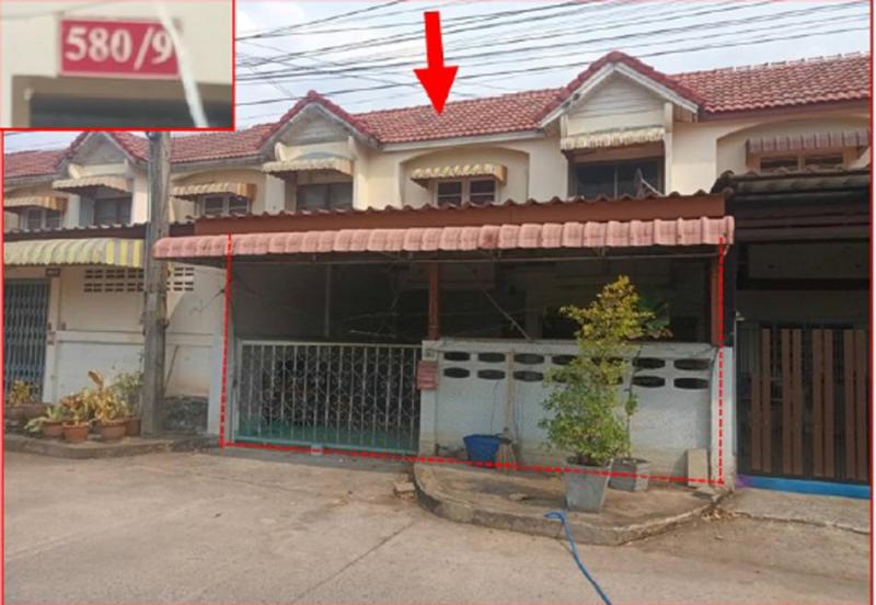 ทาวน์เฮ้าส์หลุดจำนอง ธ.ธนาคารอาคารสงเคราะห์ นครราชสีมา พิมาย ในเมือง