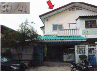บ้านแฝดหลุดจำนอง ธ.ธนาคารอาคารสงเคราะห์ สมุทรสาคร กระทุ่มแบน สวนหลวง